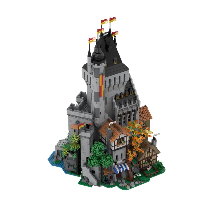 GOBRICKS MOC 189082 The Lion Knights' High Tower - YWOBB