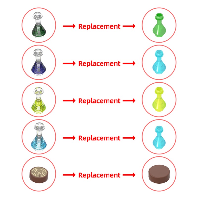 GOBRICKS MOC A1536 The Alchemist's Tower - Ideas Version - YWOBB