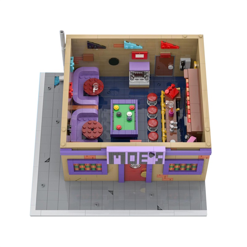 GOBRICKS MOC 152941 Modular Moe's Tavern - YWOBB