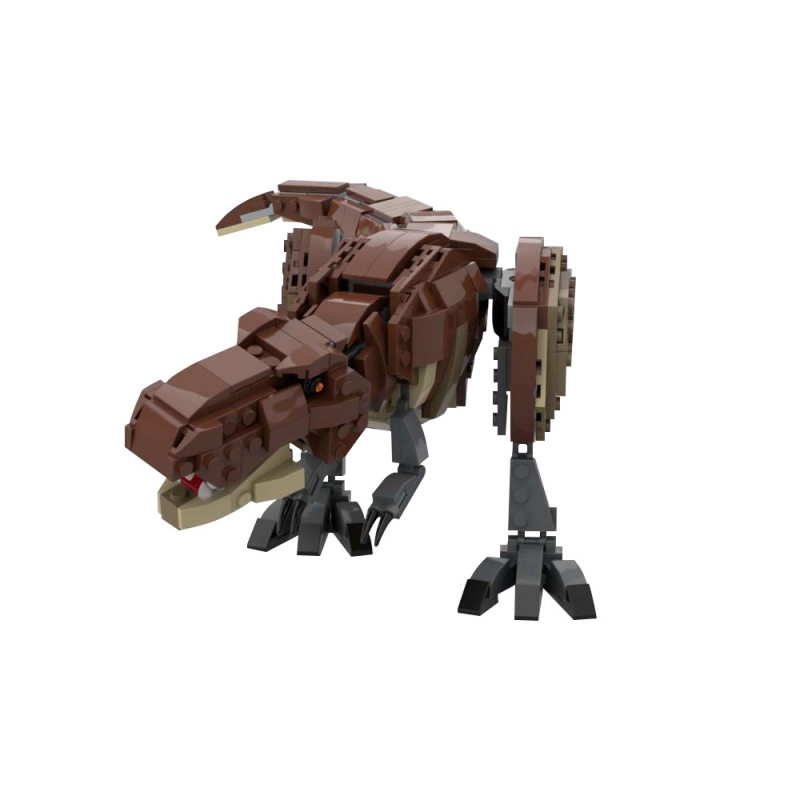 GOBRICKS MOC 102545 Tyrannosaurus Rex Minifigure Scale - YWOBB