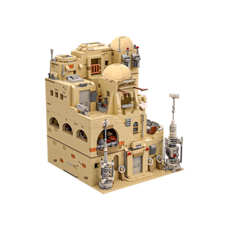 GOBRICKS MOC 183202 Modular Mos Eisley Cantina - YWOBB