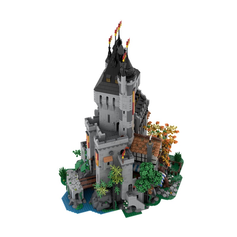 GOBRICKS MOC 189082 The Lion Knights' High Tower - YWOBB
