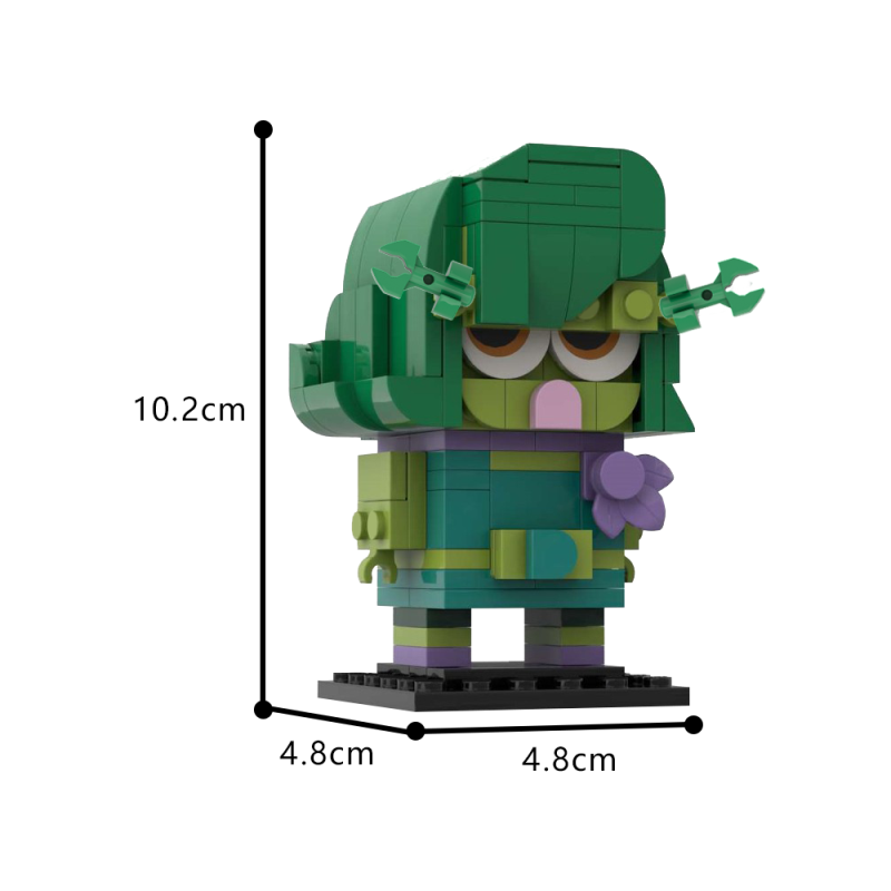 GOBRICKS MOC 137620 Disgust Inside Out - YWOBB