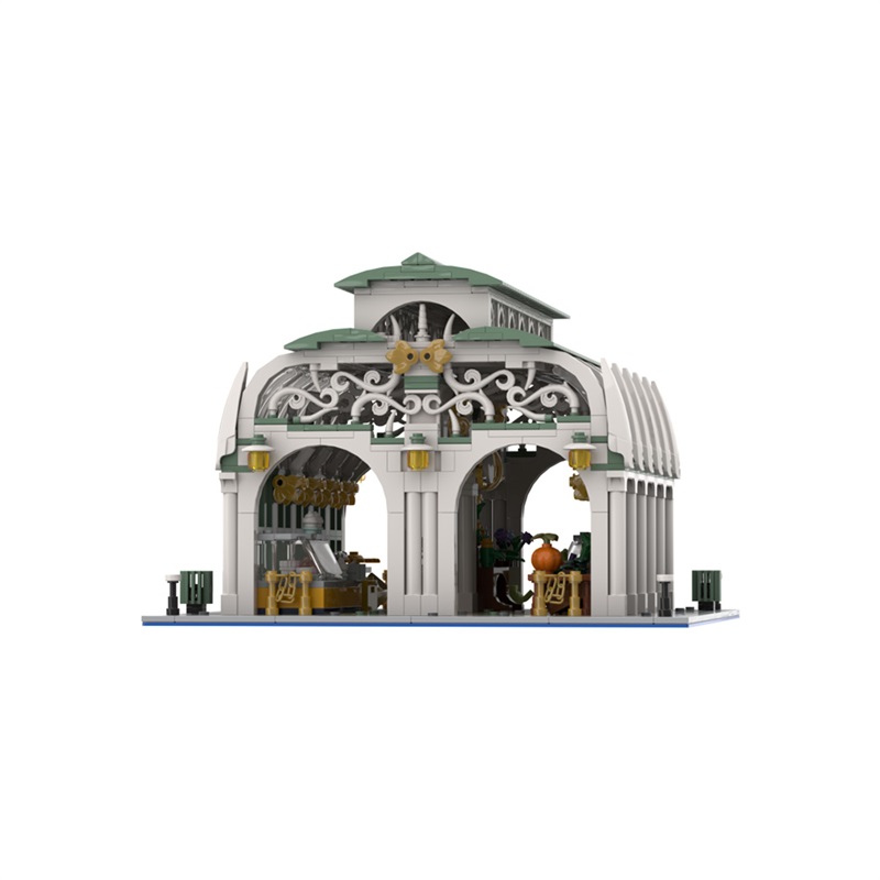 GOBRICKS MOC 187445 Market Hall - YWOBB