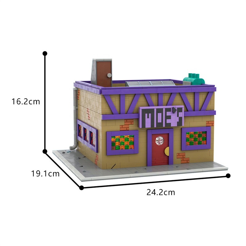 GOBRICKS MOC 152941 Modular Moe's Tavern - YWOBB