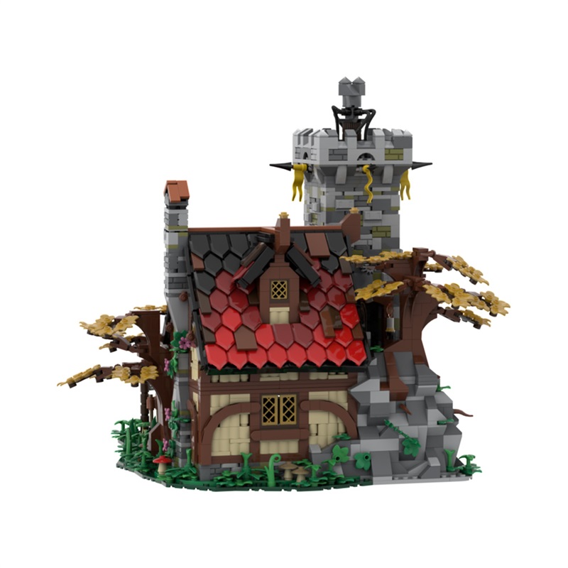 GOBRICKS MOC A1536 The Alchemist's Tower - Ideas Version - YWOBB