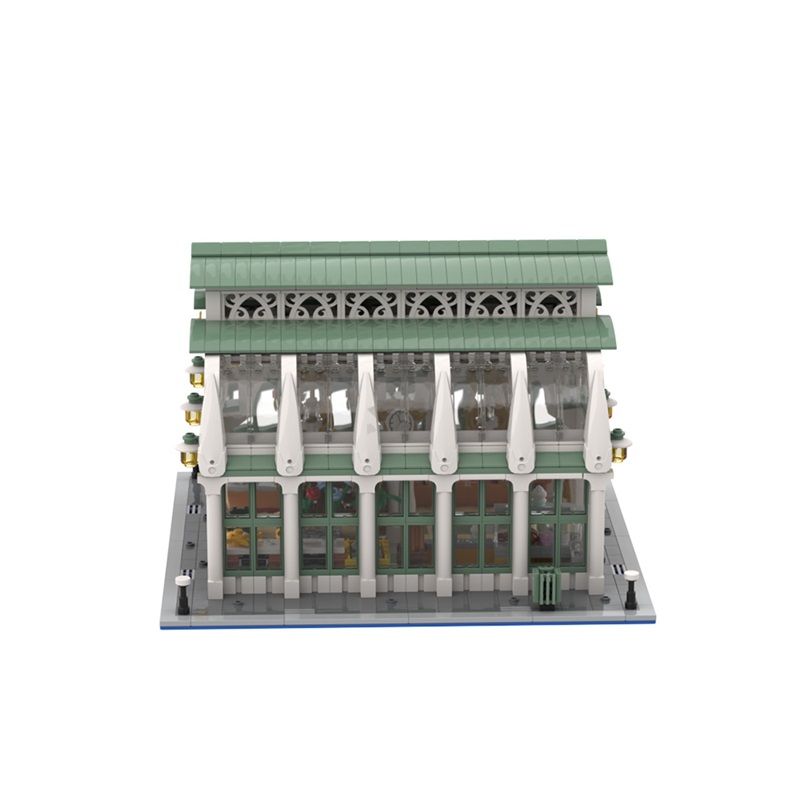 GOBRICKS MOC 187445 Market Hall - YWOBB