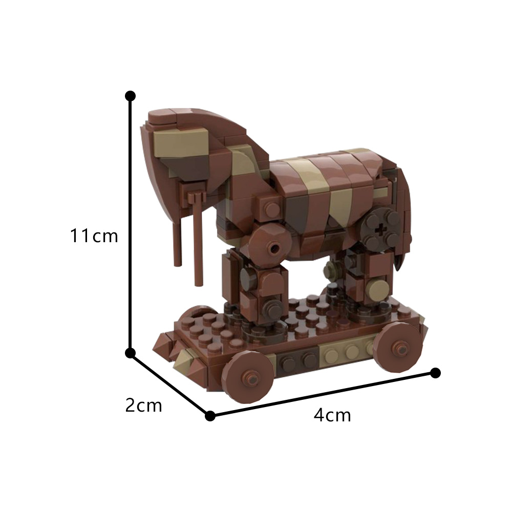 GOBRICKS MOC 151621 Trojan Horse - YWOBB