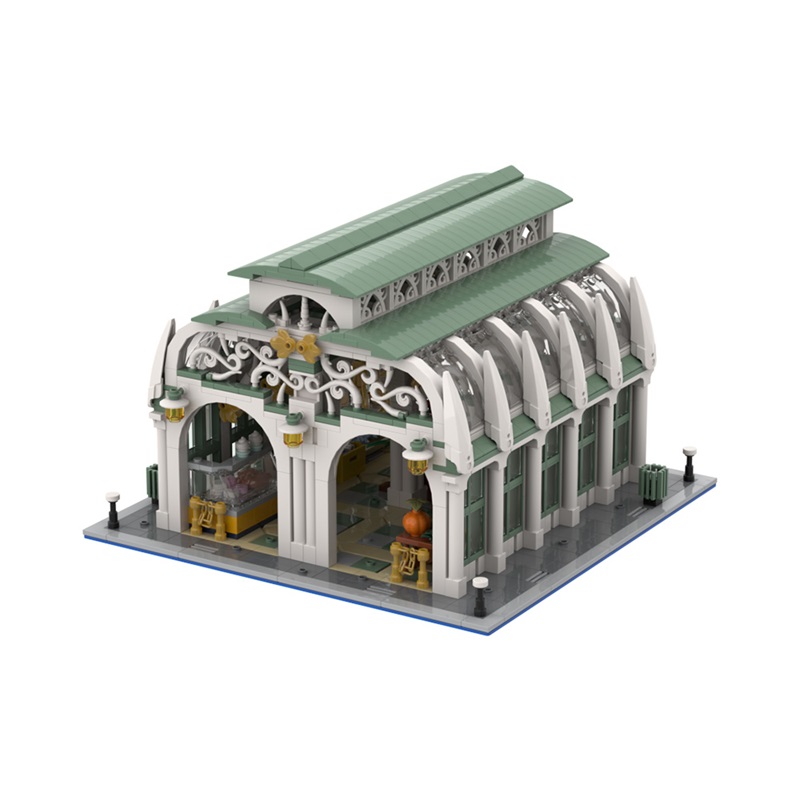 GOBRICKS MOC 187445 Market Hall - YWOBB