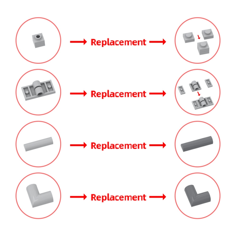 GOBRICKS MOC 171617 MPV Reliant Spaceship - YWOBB