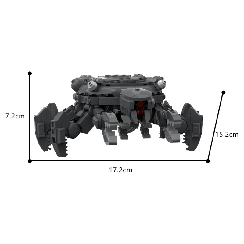 GOBRICKS MOC 182620 Mando Spider Tank - YWOBB