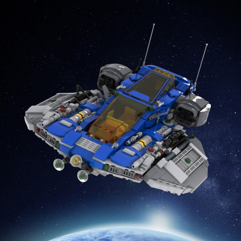 GOBRICKS MOC 171617 MPV Reliant Spaceship - YWOBB