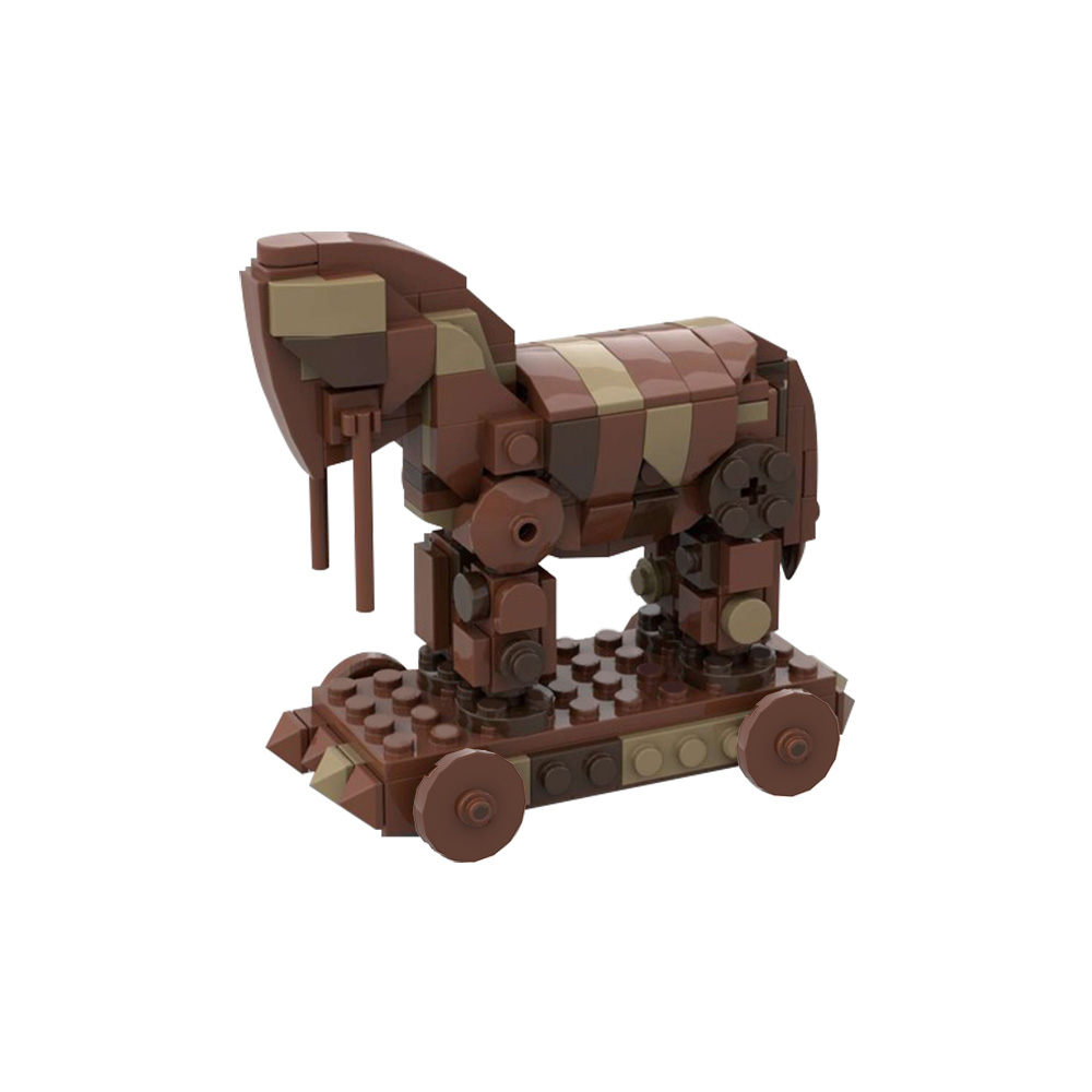 GOBRICKS MOC 151621 Trojan Horse - YWOBB