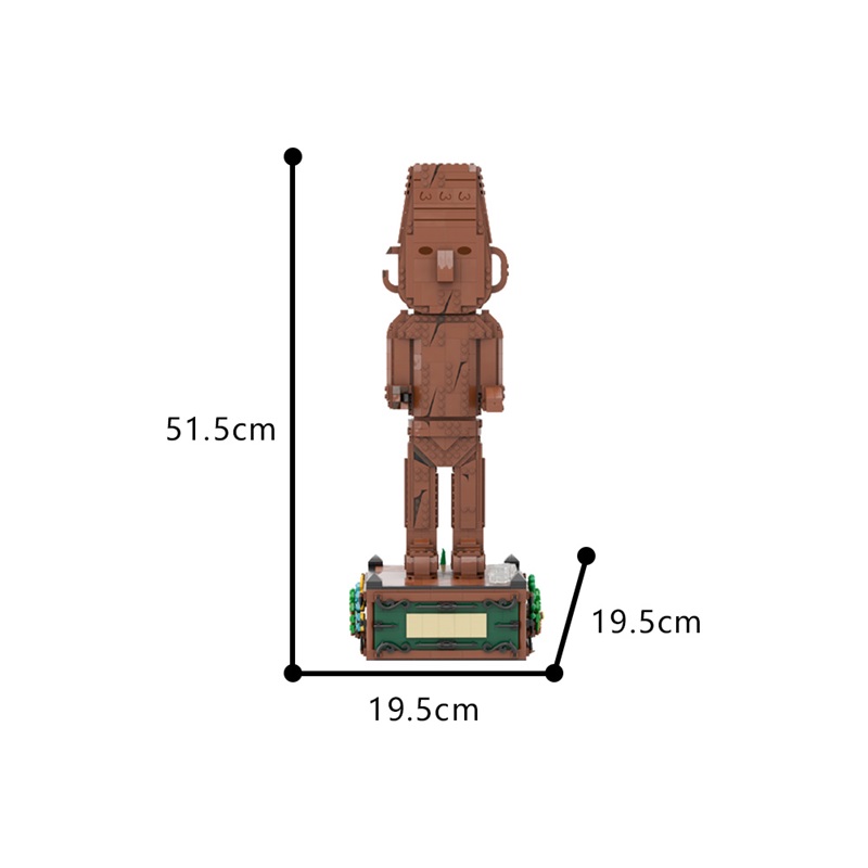 GOBRICKS MOC 189667 Tintin's Arumbaya Fetish - The Broken-Ear Idol - YWOBB