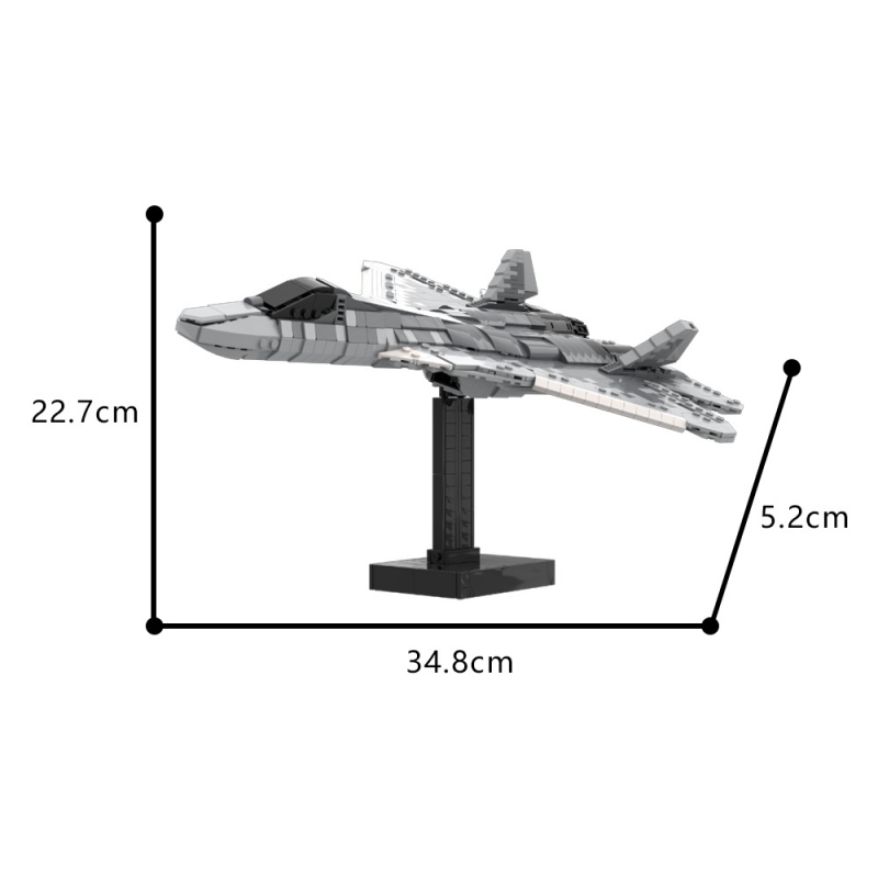 GOBRICKS MOC 186106 Su - 57 Felon - YWOBB