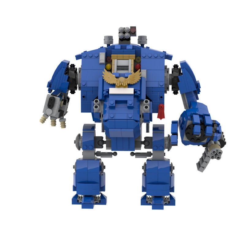 GOBRICKS MOC 29535 Ultramarine Primaris Redemptor Dreadnought - YWOBB