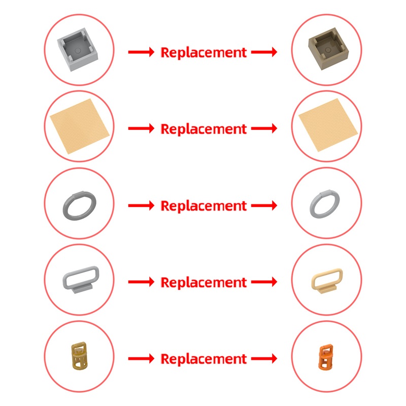 GOBRICKS MOC 183202 Modular Mos Eisley Cantina - YWOBB