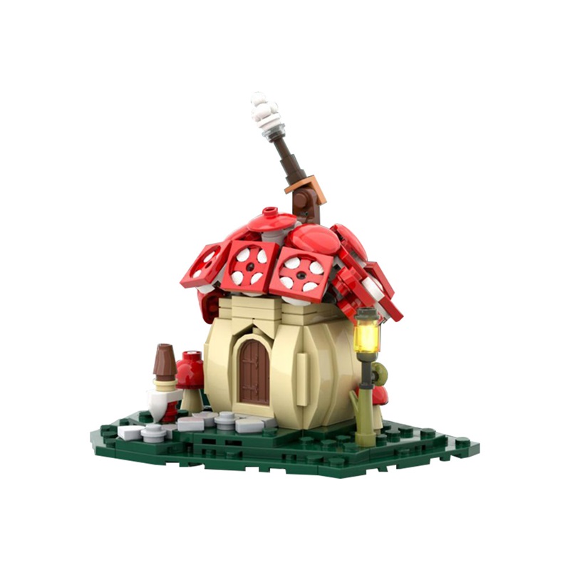 GOBRICKS MOC 168484 Mushroom Cottage - YWOBB