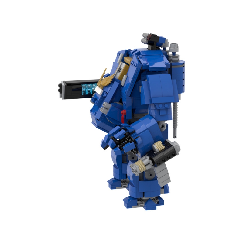 GOBRICKS MOC 29535 Ultramarine Primaris Redemptor Dreadnought - YWOBB