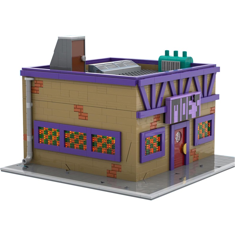GOBRICKS MOC 152941 Modular Moe's Tavern - YWOBB