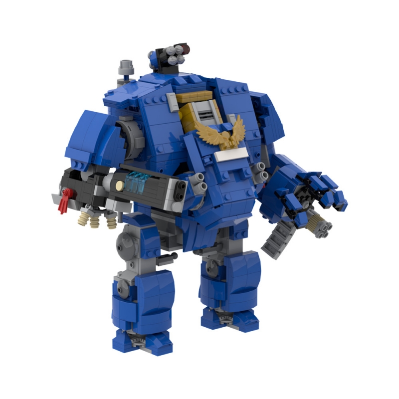 GOBRICKS MOC 29535 Ultramarine Primaris Redemptor Dreadnought - YWOBB