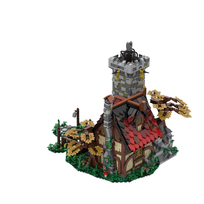 GOBRICKS MOC A1536 The Alchemist's Tower - Ideas Version - YWOBB