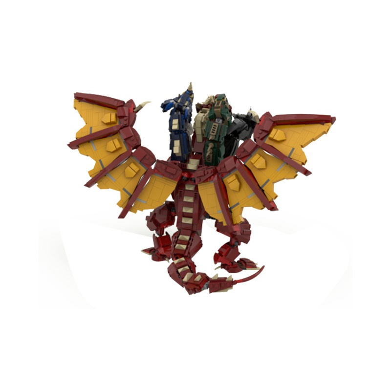 GOBRICKS MOC 185136 Tiamat's Dice Tower - Tiamat - YWOBB