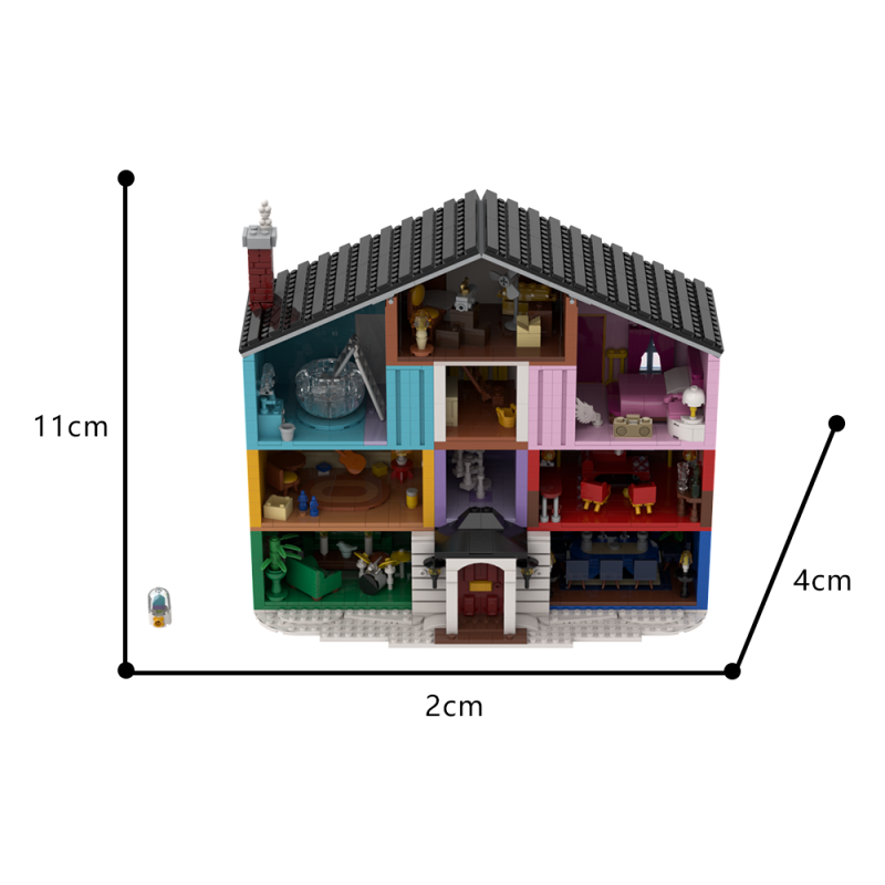 GOBRICKS MOC A1547 Taylor's Lover's House - YWOBB
