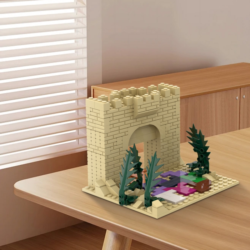GOBRICKS MOC A1584Y02 Jesus rode the donkey into Jerusalem - YWOBB