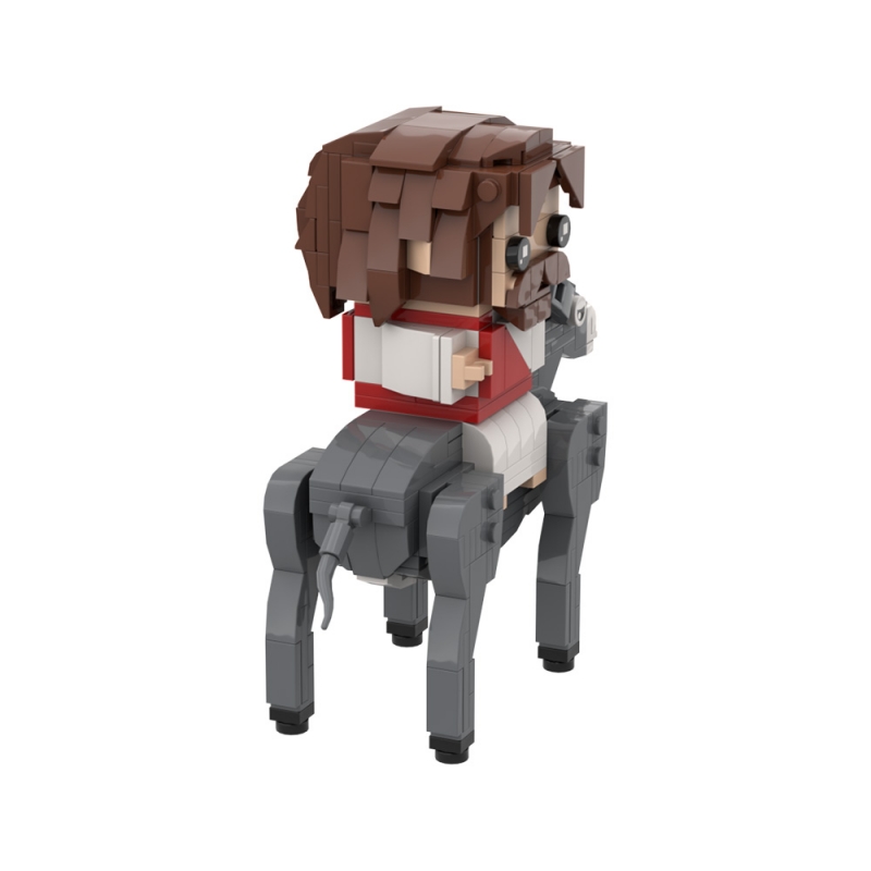 GOBRICKS MOC A1584Y01 Jesus rode the donkey into Jerusalem - YWOBB
