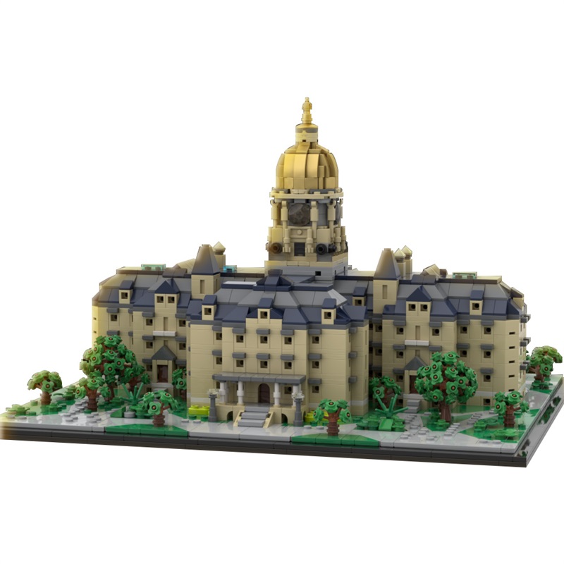 GOBRICKS MOC 190255 Golden Dome - University of Notre Dame - YWOBB