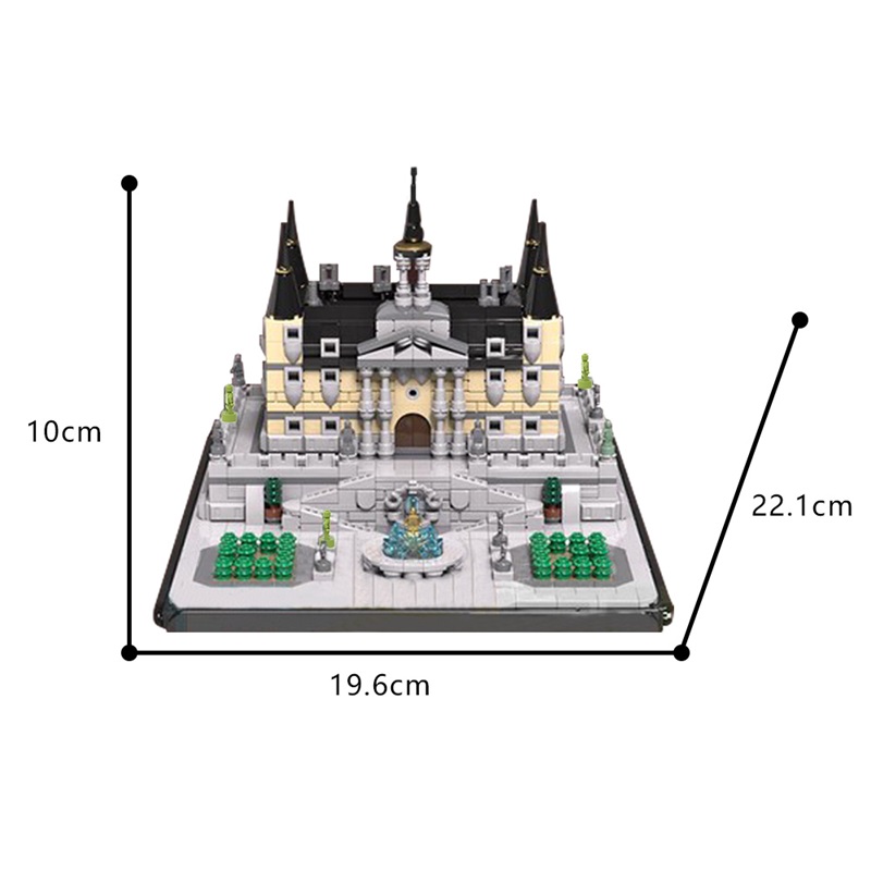 GOBRICKS MOC 191315 Renaissance Palace - YWOBB