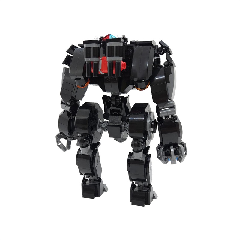 GOBRICKS MOC 186265 X-17 Riot Control Mech Suit - YWOBB
