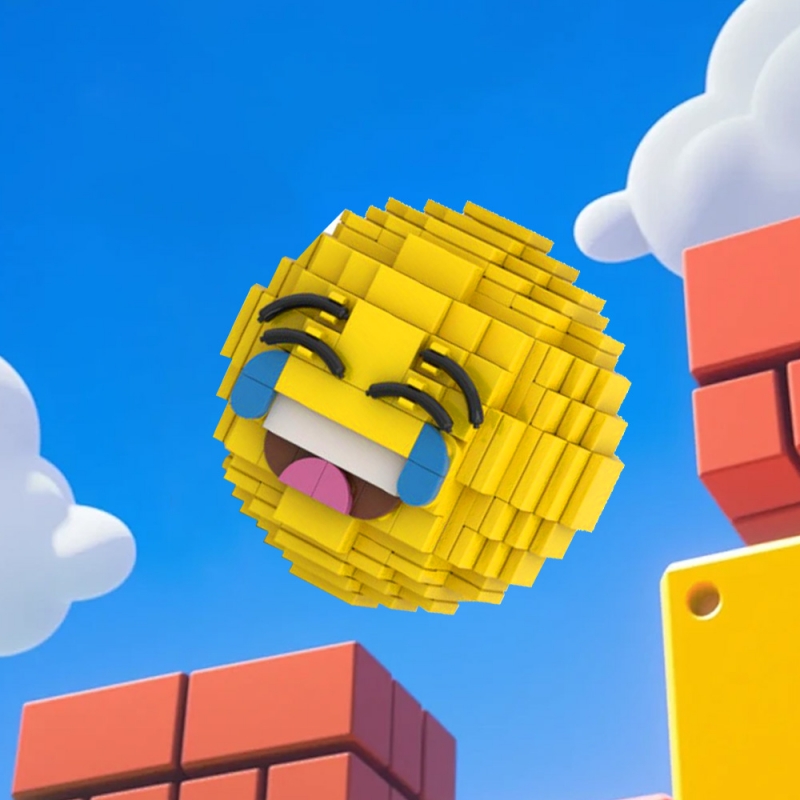 GOBRICKS MOC 192806 Laughing Emoji - YWOBB