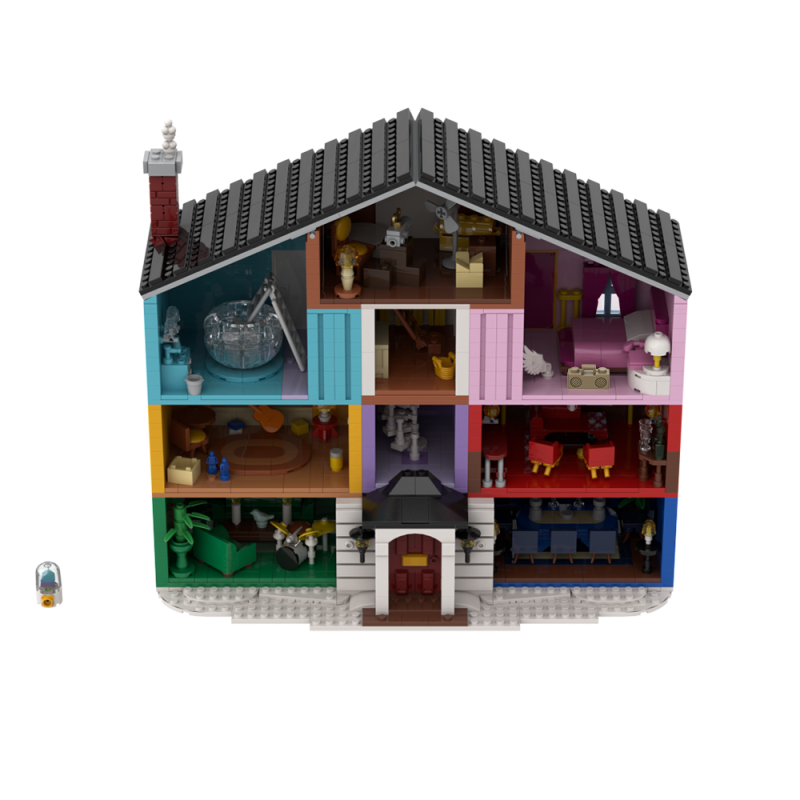 GOBRICKS MOC A1547 Taylor's Lover's House - YWOBB