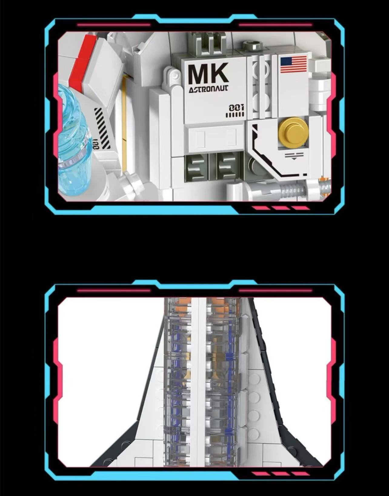 Mork 028006 Astronaut Airplane Bookend - YWOBB