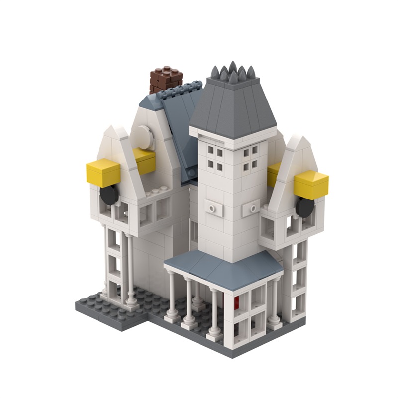 GOBRICKS MOC A1540Y03 The Great Wizard of Darkness Beetlejuice-House - YWOBB