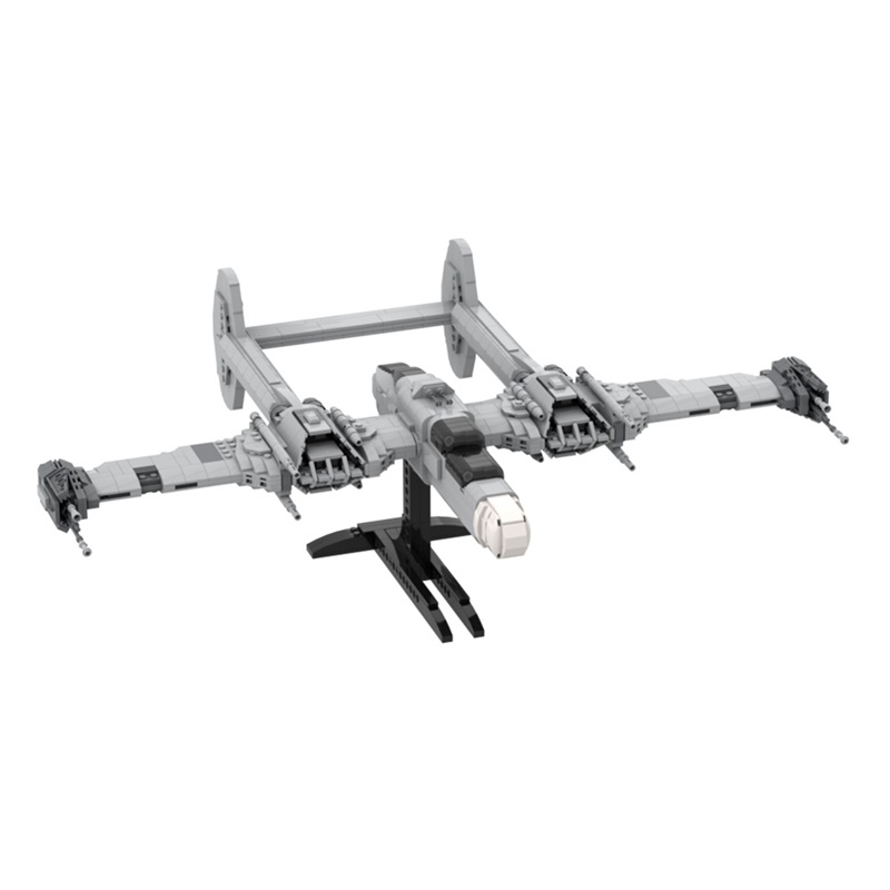 GOBRICKS MOC 189108 SW/WWII - B-61 Black Widow - YWOBB