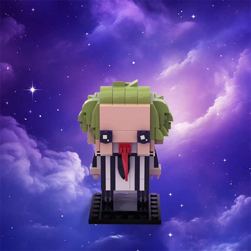 GOBRICKS MOC A1540Y01 The Great Wizard of Darkness Beetlejuice - Squid Head - YWOBB