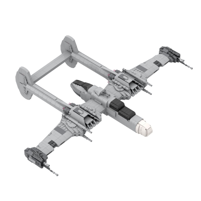 GOBRICKS MOC 189108 SW/WWII - B-61 Black Widow - YWOBB