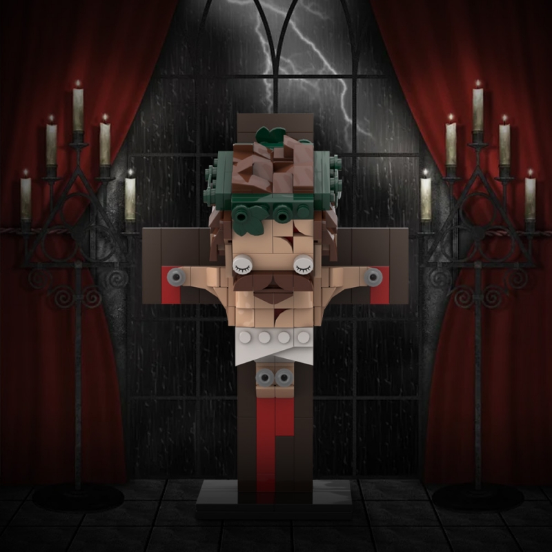 GOBRICKS MOC A1583 Crucifixion of Jesus - YWOBB