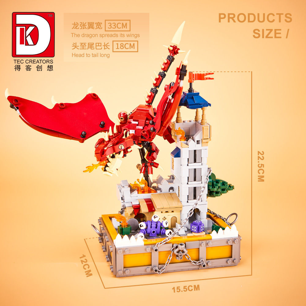 DK 7031 Dragon & Guard Battle Of The Witch Tower - YWOBB