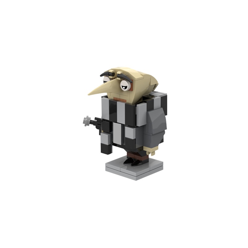 GOBRICKS MOC 189267 GRU (Despicable Me) - SimBa Heads - YWOBB