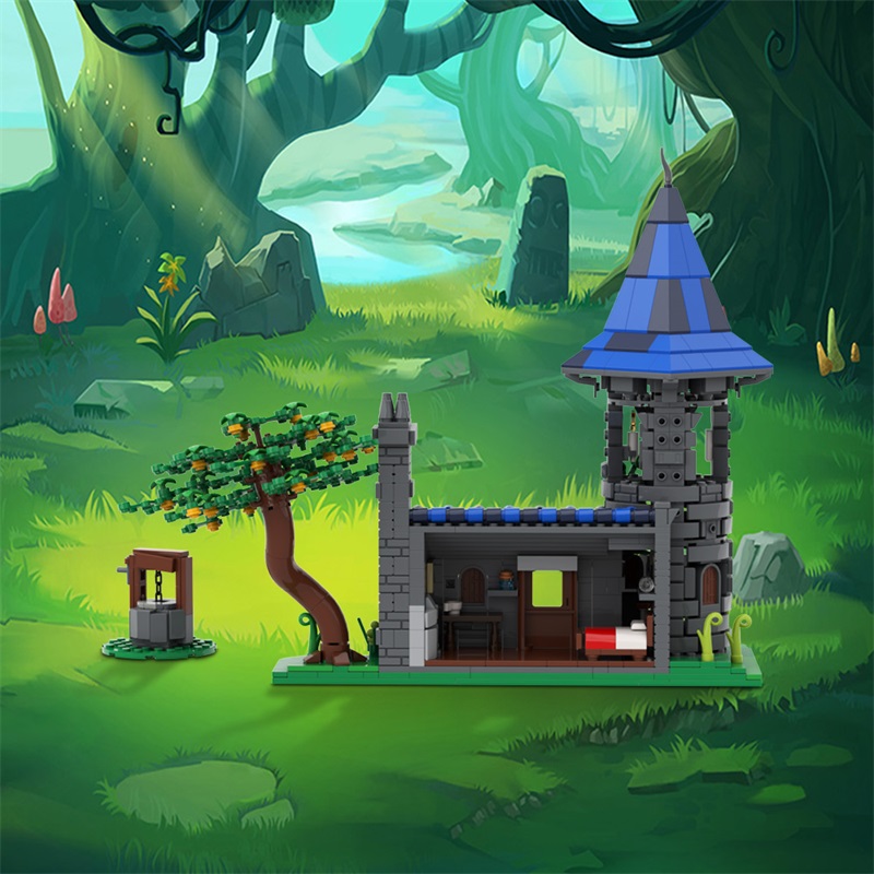 GOBRICKS MOC A1537 Wizard's Manor - YWOBB