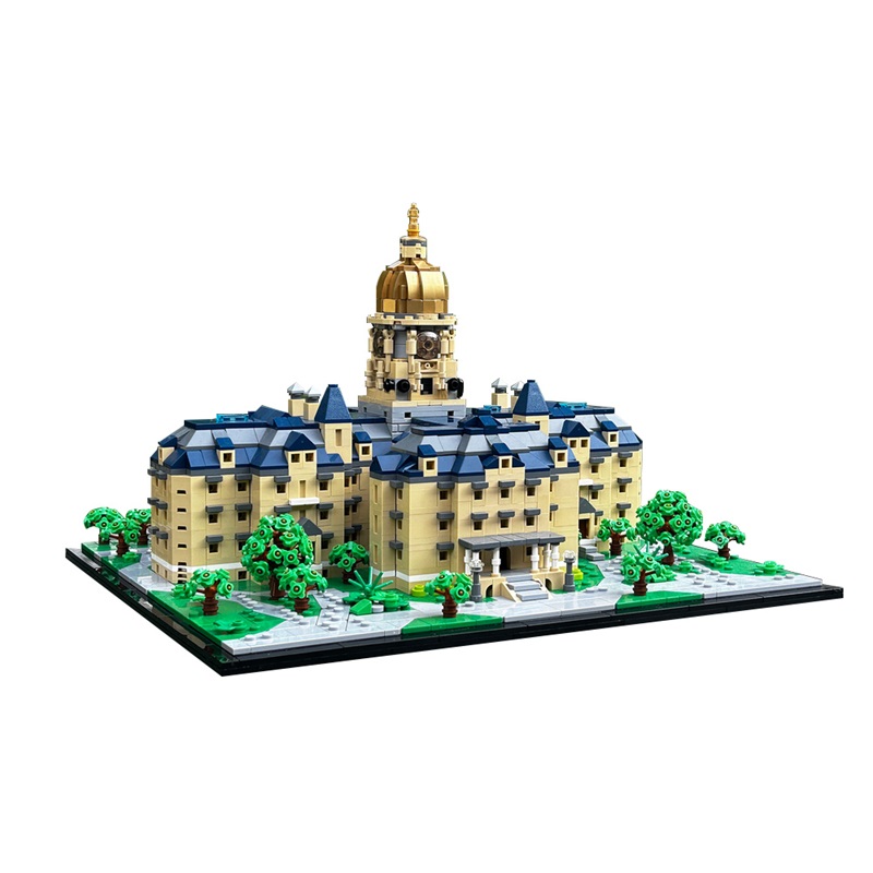 GOBRICKS MOC 190255 Golden Dome - University of Notre Dame - YWOBB