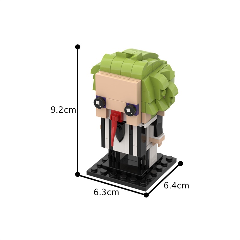 GOBRICKS MOC A1540Y01 The Great Wizard of Darkness Beetlejuice - Squid Head - YWOBB