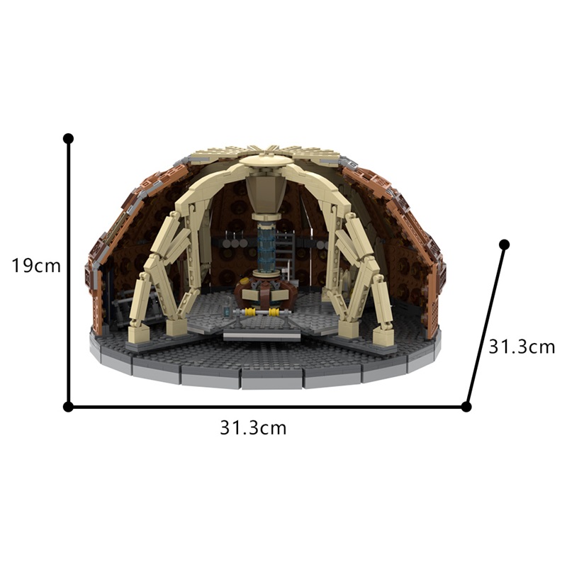 GOBRICKS MOC 183159 Doctor Who - 10th doctor Tardis - YWOBB