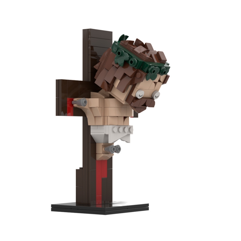 GOBRICKS MOC A1583 Crucifixion of Jesus - YWOBB