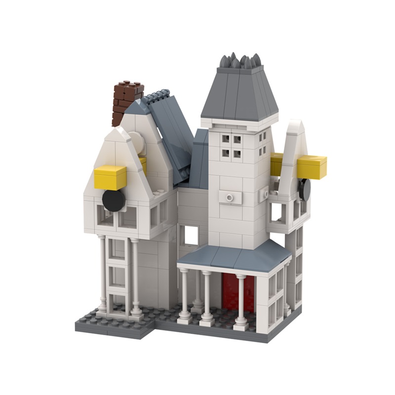 GOBRICKS MOC A1540Y03 The Great Wizard of Darkness Beetlejuice-House - YWOBB