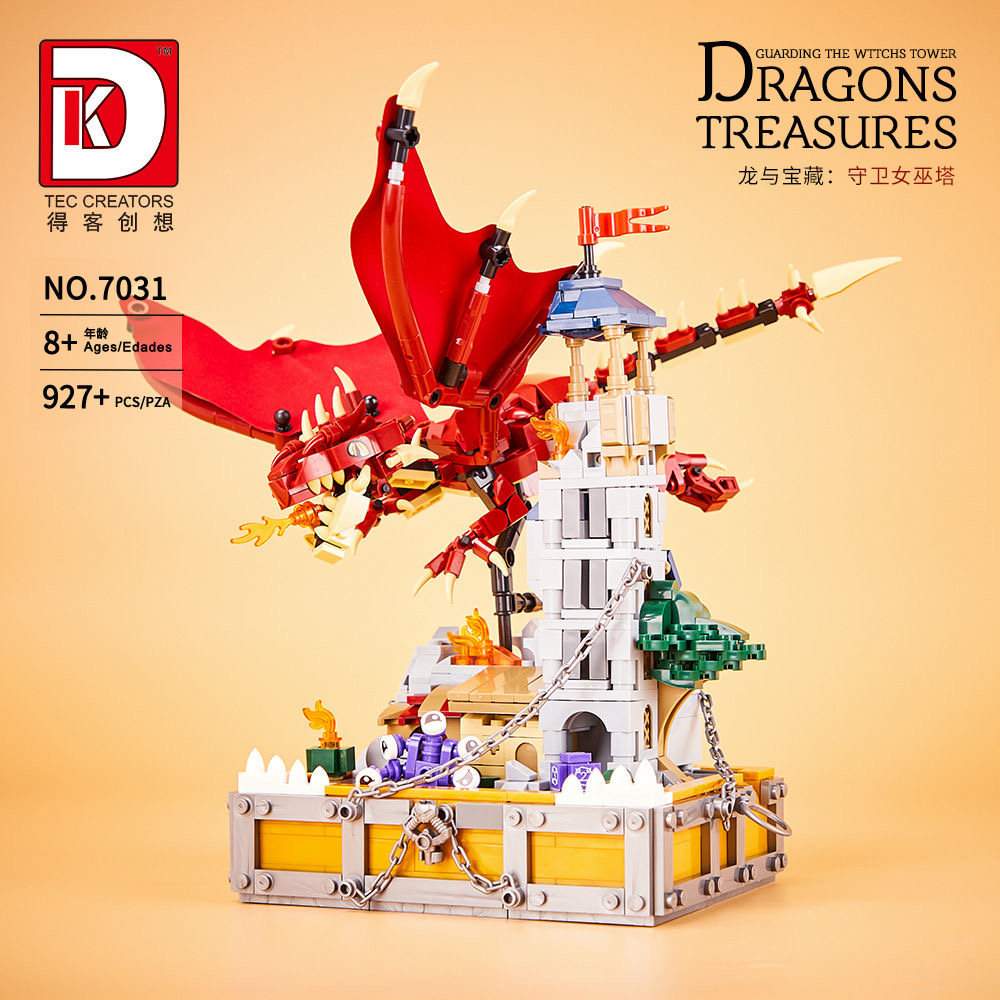 DK 7031 Dragon & Guard Battle Of The Witch Tower - YWOBB